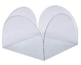 Forma Doce 4 Petalas N6 Cristal Com 50 Plac Forma Doce 4 Petalas N6 Cristal Com 50 Plac