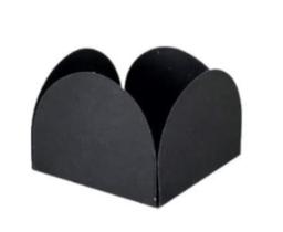 Forma Doce 4 Petálas N6 Preto com 50 Plac