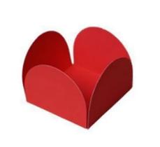 Forma Doce 4 petalas N6 Vermelho Com 50 Plac Forma Doce 4 petalas N6 Vermelho Com 50 Plac