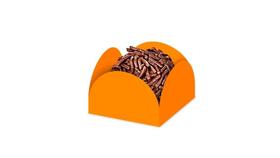 Forma Doce 4 Petalas N7 Laranja Neon C/50 Plac
