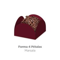 Forma Doce 4 Pétalas N7 Marsala C/50 Plac