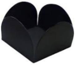 Forma Doce 4 Petalas N7 Preta Com 50 Plac