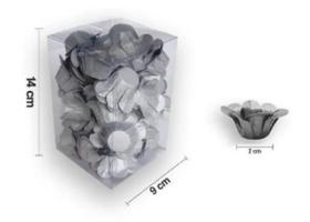 Forma Doce Flor Prata Com 40 1621 Plac