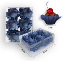 Forma Doce Flor Veneza Azul Marinho 821 C/40 Plac