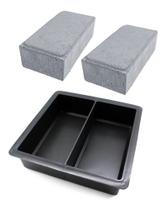 Forma Dupla Paver Piso Broquete Gme Formas 20x10x6 - 2 Unid