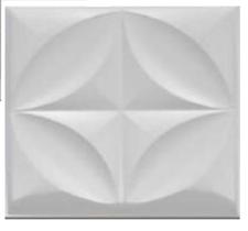 Forma Em Abs Para Gesso/cimento 3d 30x30