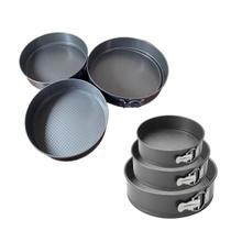 Forma Em Aço Carbono Com Fundo Removível Kit 3 Tamanhos