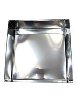 Forma em aço inox 30x30x10