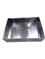 Forma em aço inox 40x30x10 Forma em aço inox 40x30x10