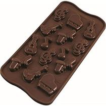 Forma Em Silicone Mini Bombom Chocolate Melody Silikomart