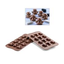 Forma em Silicone Mini Bombom Chocolate Mood Silikomart Forma em Silicone Mini Bombom Chocolate Mood Silikomart