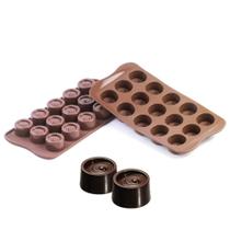 Forma em Silicone Mini Bombom Chocolate Vertigo Silikomart