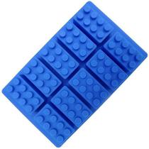 Forma Em Silicone Para Gelo - Bloco De Montar Forma Em Silicone Para Gelo - Bloco De Montar