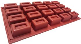 Forma Em Silicone Savarin Rectangular
