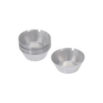 Forma Empada 04 pcte c/12 pcs Alumínio Santa Catarina 1117