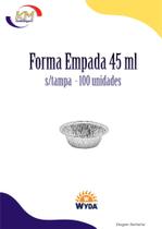 Forma empada 45 ml c/100 unid. - Wyda - empadinha, doces, salgados, sobremesa (14414)