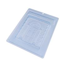 FORMA ESP. TRAD. TABLETE PORTA DE NATAL C/1 UN. BWB Forma para Bombom e Chocolate Natalino CÓD:10236