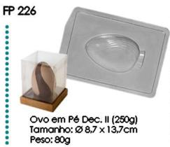 Forma Especial (3 partes) Crystal Forming Ovo em Pé Decorado 2 250g (FP226)