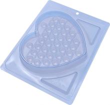 Forma Especial (3 partes) para Chocolate BWB Pop It Coração (10273)