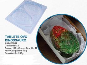 Forma Especial (3 partes) para Chocolate BWB Tablete Ovo Dinossauro (10523) Forma Especial (3 partes) para Chocolate BWB Tablete Ovo Dinossauro (10523)