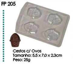 Forma Especial (3 partes) para Chocolate Crystal Forming Cesto com Ovos (fp205)
