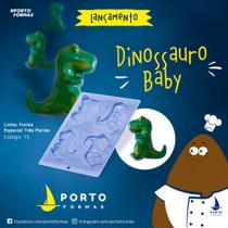 Forma Especial (3 partes) para Chocolate Porto Formas Dinossauro Baby (75)