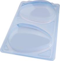 Forma Especial (3 partes) Semiprofissional para Chocolate BWB Ovo Liso Casca Fina 750g (3689)