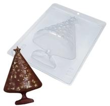 Forma Especial Árvore De Natal 3 Partes com Silicone de 278g Forma Especial Árvore De Natal 3 Partes com Silicone de 278g