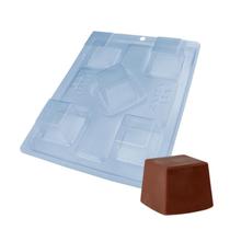 Forma Especial Caixa Quadrada Com 3 Partes BWB Trufa Bombom Gourmet