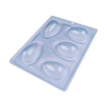 Forma especial com silicone 3 partes ovo liso 50g cod 10467 Bwb