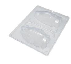 Forma Especial Papai Noel 3 Partes com Silicone de 250g