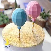 Forma Especial Topo de Bolo Bexiga Facetada Ref. 1200 Porto Formas Rizzo Confeitaria