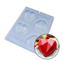 Forma especial trad. c/ 3 partes trufa coração lapidado bwb Forma especial trad. c/ 3 partes trufa coração lapidado bwb