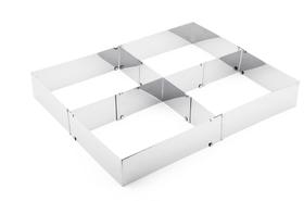 Forma Extensível 4 Quadrados 24X20,5X6cm - HERCULES Forma Extensível 4 Quadrados 24X20,5X6cm - HERCULES