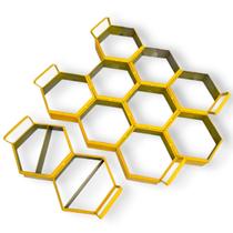 Forma fazer Bloquete Sextvado 17x6cm de Aço Envio Imediato Forma fazer Bloquete Sextvado 17x6cm de Aço Envio Imediato