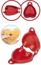 Forma Fecha Pastel Fogazza Salgados Massas Coração Forma Fecha Pastel Fogazza Salgados Massas Coração