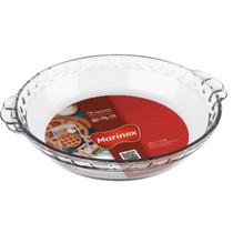 Forma Filetada 1,6L Marinex Vidro Redonda Grande Assadeira Forma Filetada 1,6L Marinex Vidro Redonda Grande Assadeira