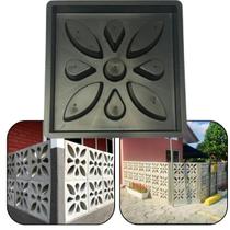 Forma Flor Combosé Elemento Vazado 39x39x7 Cobogó Combosé Muxarabi Parede