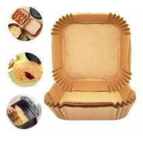 Forma Forro De Papel Descartável Air Fryer Kit C/50 Un 20cm Forma Forro De Papel Descartável Air Fryer Kit C/50 Un 20cm