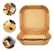 Forma Forro De Papel Descartável Air Fryer Kit C/50 Un 20cm Forma Forro De Papel Descartável Air Fryer Kit C/50 Un 20cm