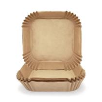 Forma Forro de Papel Descartável Para Air Fryer 50 peças Forma Forro de Papel Descartável Para Air Fryer 50 peças