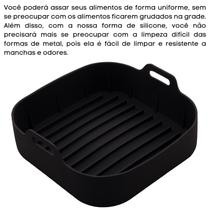 Forma Forro Silicone Reutilizavel Air Fryer Antiaderente Forma Forro Silicone Reutilizavel Air Fryer Antiaderente