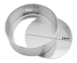 Forma Fundo Falso Redonda Caparroz 15X5Cm