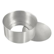 Forma Fundo Móvel Alumínio 12cm Alta Bolos e Tortas