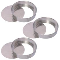 Forma Fundo Removivel Falso Redonda Kit Com 3 Nº 20 25 30