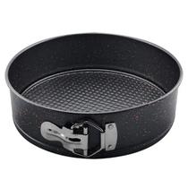 Forma Fundo Removível Mimo ASS23372 Redonda Pequena Aço Carbono Preto