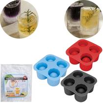 Forma Gelo Copo Drink Bebidas Molde Ice Shots Bar Redonda