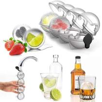 Forma Gelo Esfera Bola Grande Redonda Whisky Drink