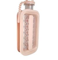 Forma Gelo Esferas Plástico Alça Transporte 12 Unidades Rosé