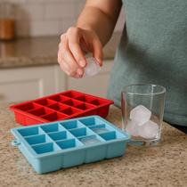 Forma Gelo Silicone Cubos Recipiente Congelar Tigela Pote Geladeira Coquetel Drinks Conserva